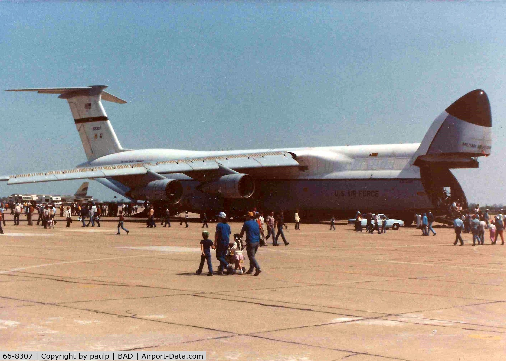 66-8307, 1966 Lockheed C-5A Galaxy C/N 500-0005, Barksdale Air Force Base 