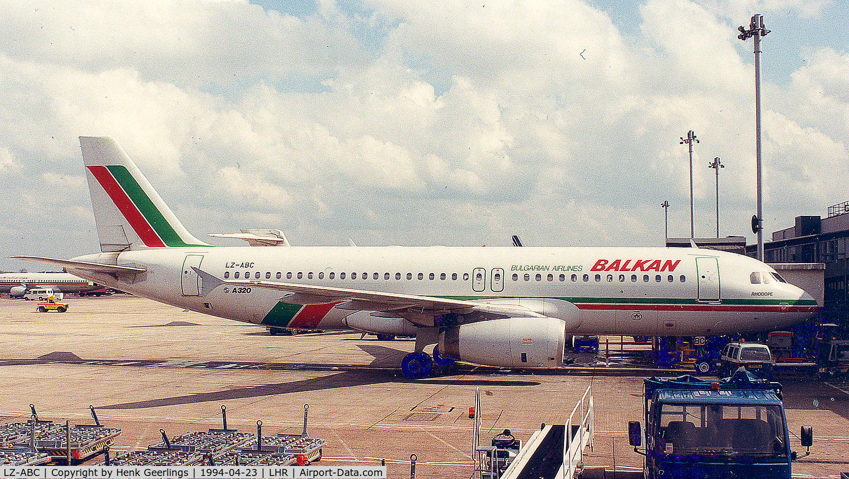 LZ-ABC, 1992 Airbus A320-231 C/N 308, Balkan-Bulgarian Airlines