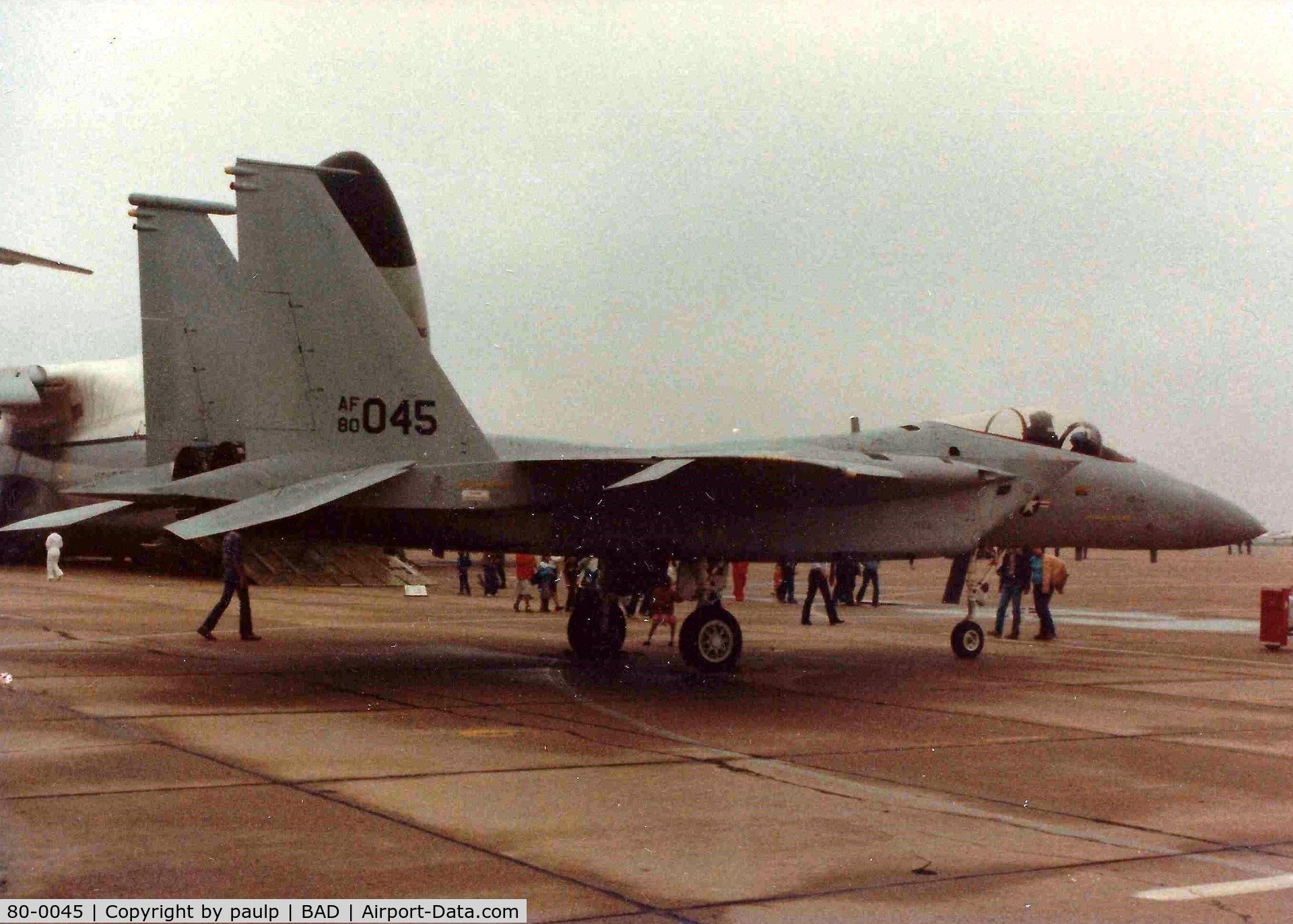80-0045, 1980 McDonnell Douglas F-15C Eagle C/N 0715/C194, Barksdale Air Force Base 