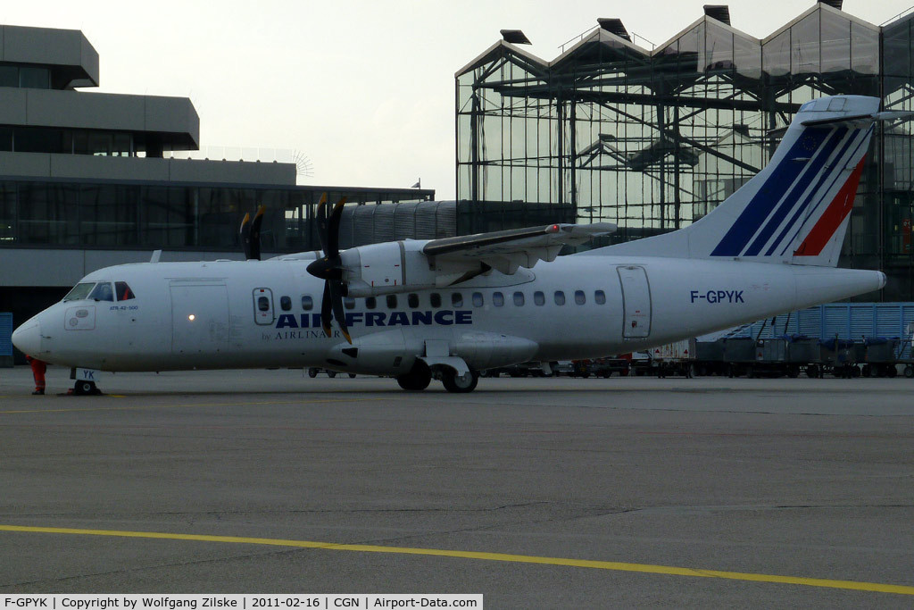 F-GPYK, 1997 ATR 42-500 C/N 537, visitor