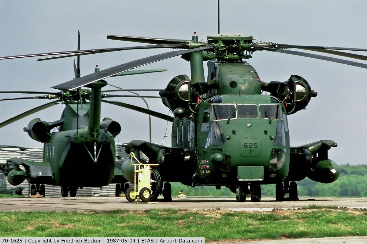 70-1625, 1970 Sikorsky MH-53J Pave Low III C/N 65-335, originally a CH-53C, later converted to MH-53M, assigned to the 16th SOW, 20th SOS, it crashed near Bagram, Afghanistan Nov 23, 2003