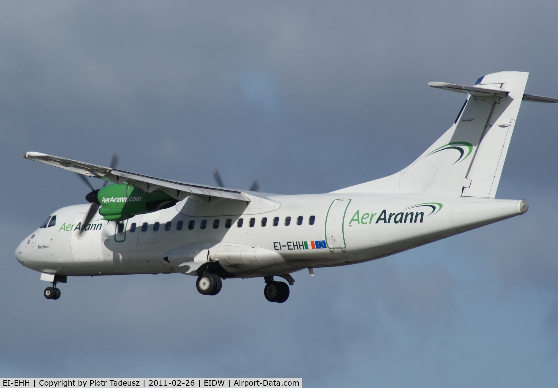 EI-EHH, 1990 ATR 42-300 C/N 196, dublin