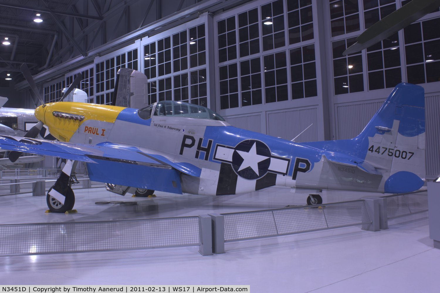 N3451D, 1944 North American F-51D Mustang C/N 122-41547, 1944 North American F-51D, c/n: 44-75007N