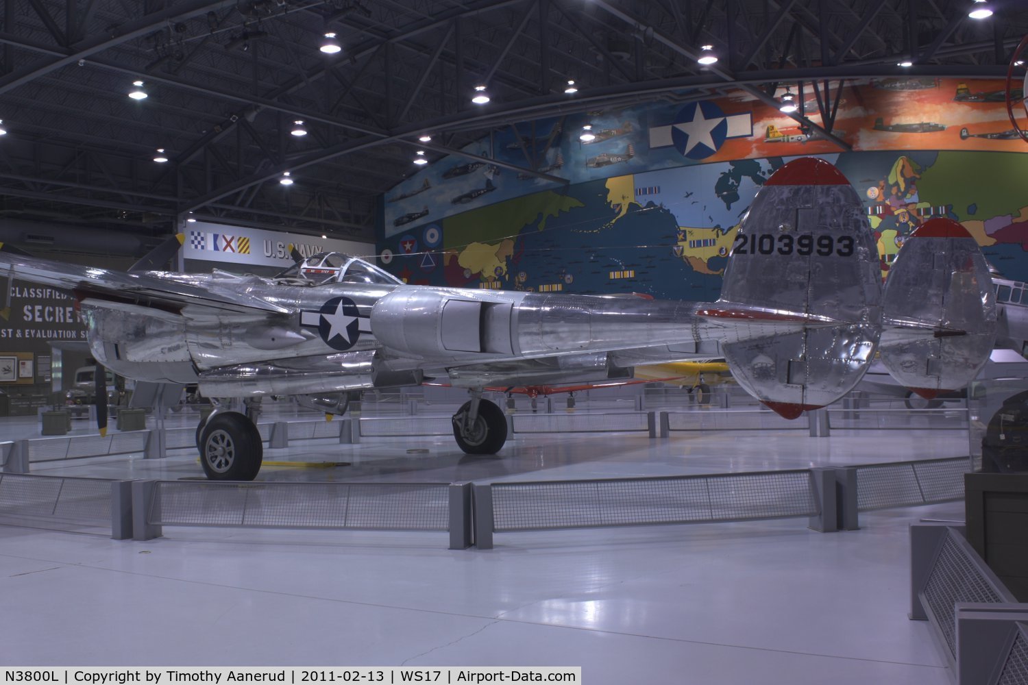 N3800L, 1945 Lockheed P-38L-5-LO Lightning C/N 422-8342, 1945 Lockheed P-38L, c/n: 8342