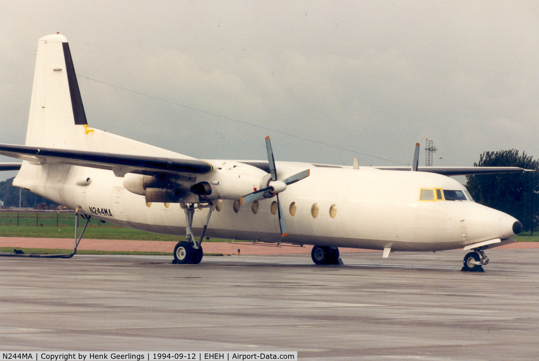 N244MA, 1984 Fokker F-27-500 Friendship C/N 10680, ex PH-EXW