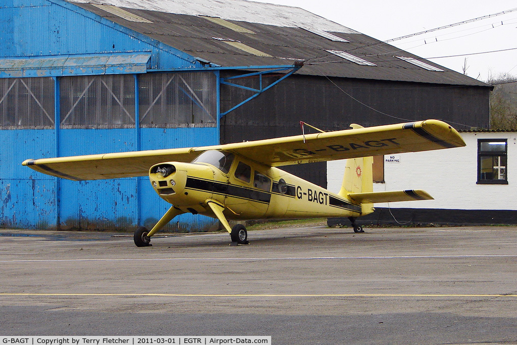 G-BAGT, 1968 Helio H-295-1200 Super Courier C/N 1288, 1968 Helio Aircraft Corporation HELIO H-295, c/n: 1288 at Elstree