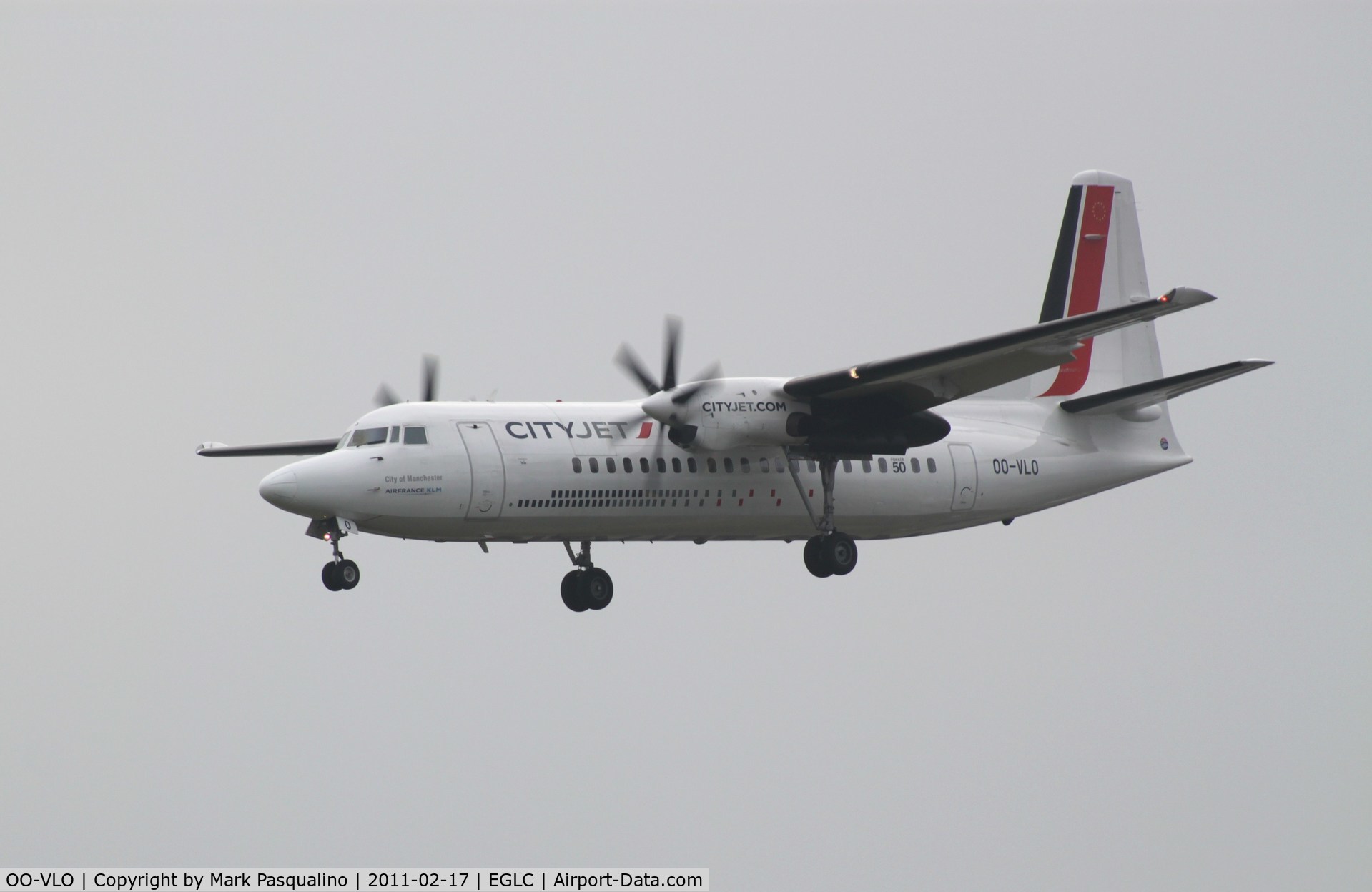 OO-VLO, 1988 Fokker 50 C/N 20127, Fokker 50