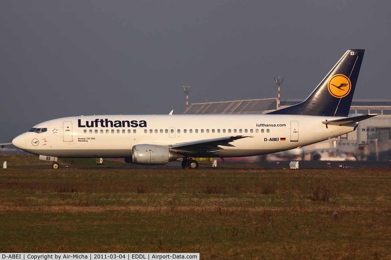 D-ABEI, 1991 Boeing 737-330 C/N 25359, Lufthans, Name: Bamberg