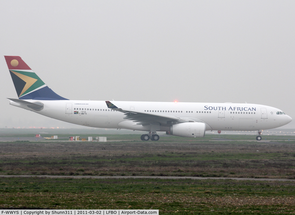 F-WWYS, 2011 Airbus A330-243 C/N 1210, C/n 1210 - To be ZS-SXY