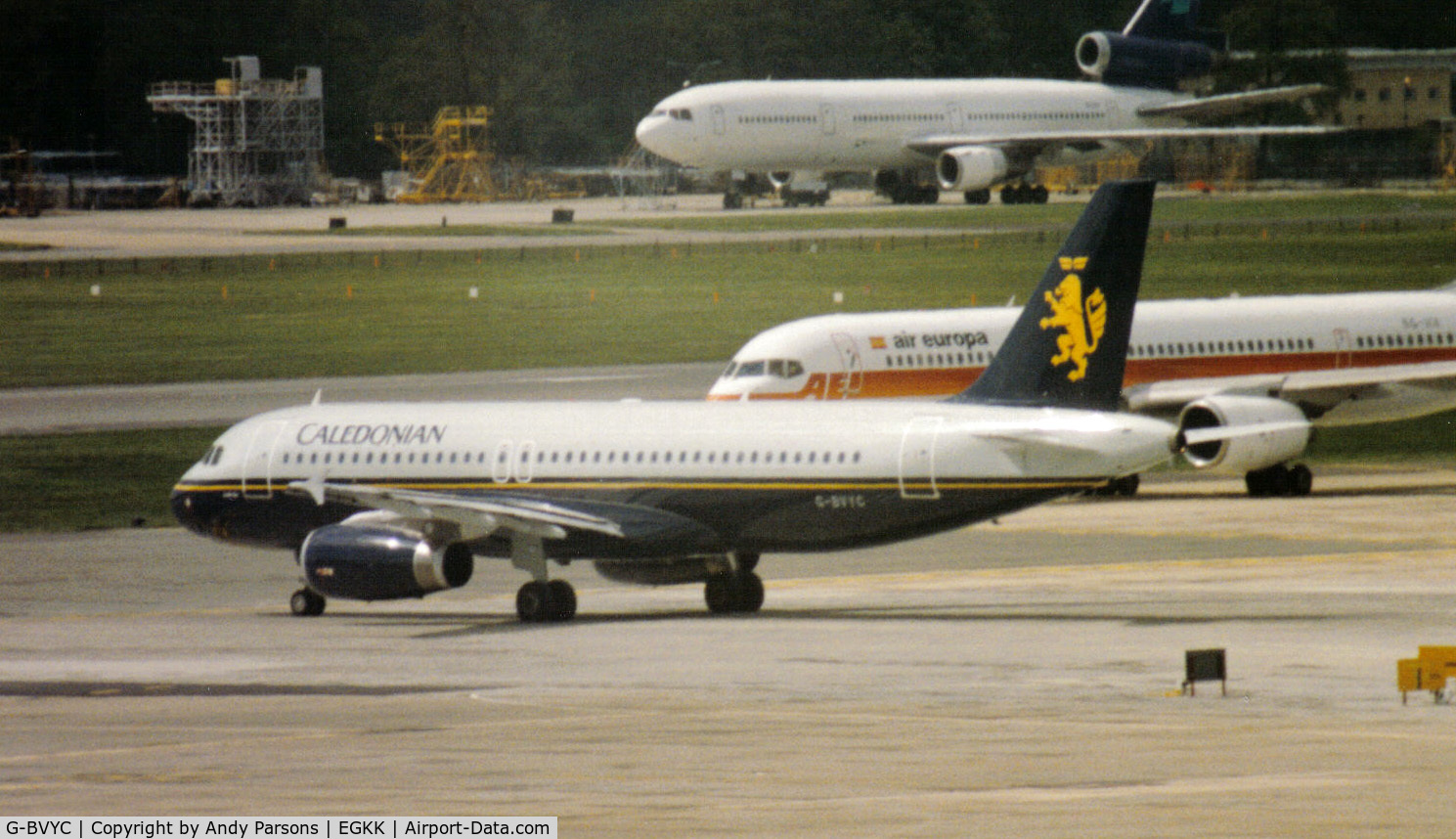 G-BVYC, 1993 Airbus A320-231 C/N 411, Sorry about the quality but a scanned print and not a good one
