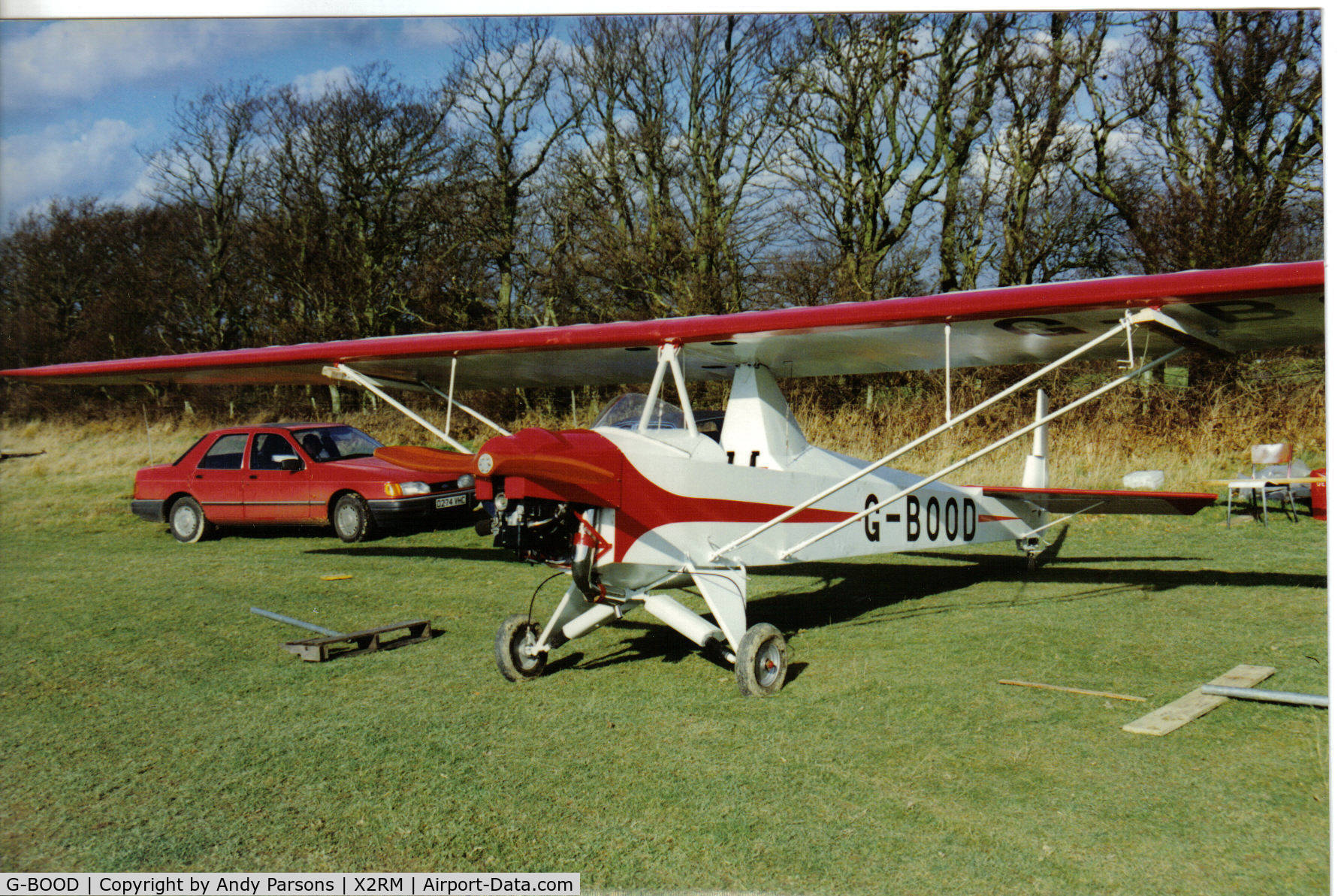 G-BOOD, 1989 Slingsby T-31 Cadet Motor Glider III C/N PFA 042-11264, Taken not long after it was registered at Ringmer Gliding site near Lewes East Sussex