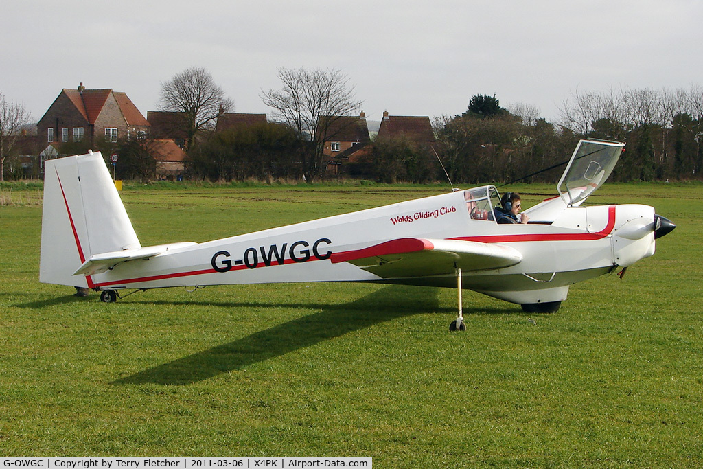 G-OWGC, 1977 Slingsby T-61F Venture T2 C/N 1875, 1977 Slingsby Engineering Ltd SLINGSBY T61F VENTURE T MK2, c/n: 1875  - ex XZ555 at Wolds Gliding Club
