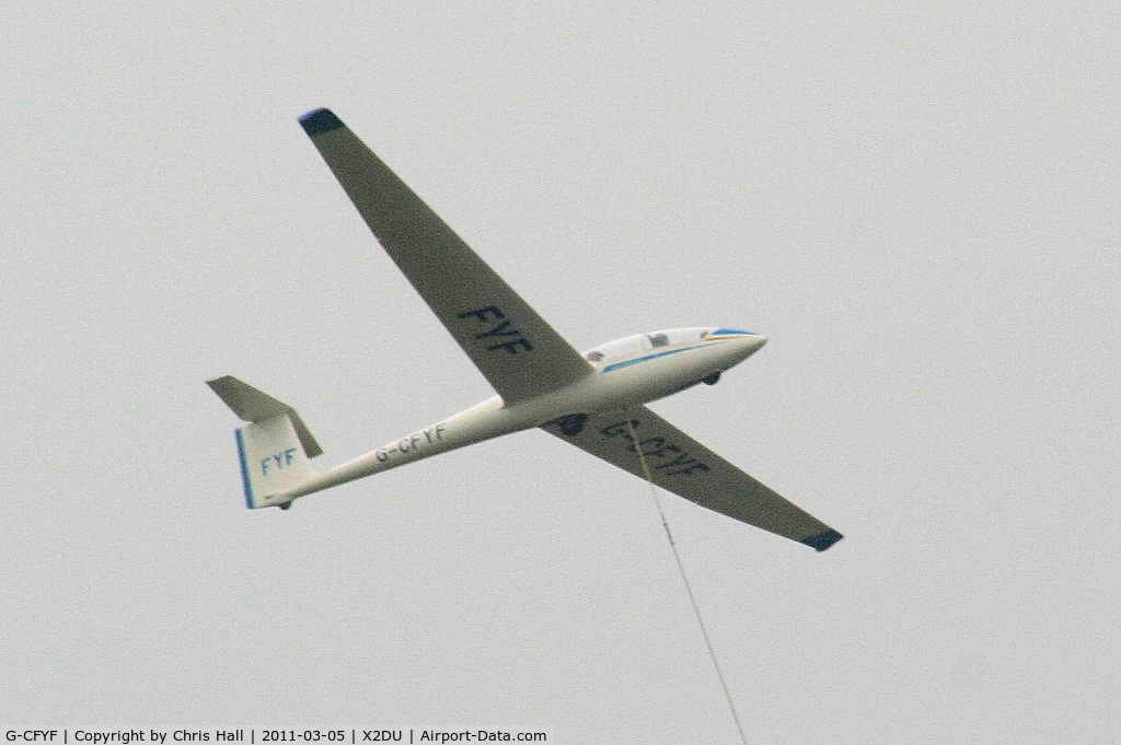 G-CFYF, 1990 Schleicher ASK-21 C/N 21470, London Gliding Club