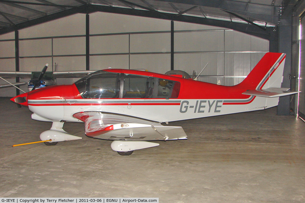 G-IEYE, 1992 Robin DR-400-180 Regent Regent C/N 2123, 1992 Avions Pierre Robin PIERRE ROBIN DR400/180, c/n: 2123 at Full Sutton