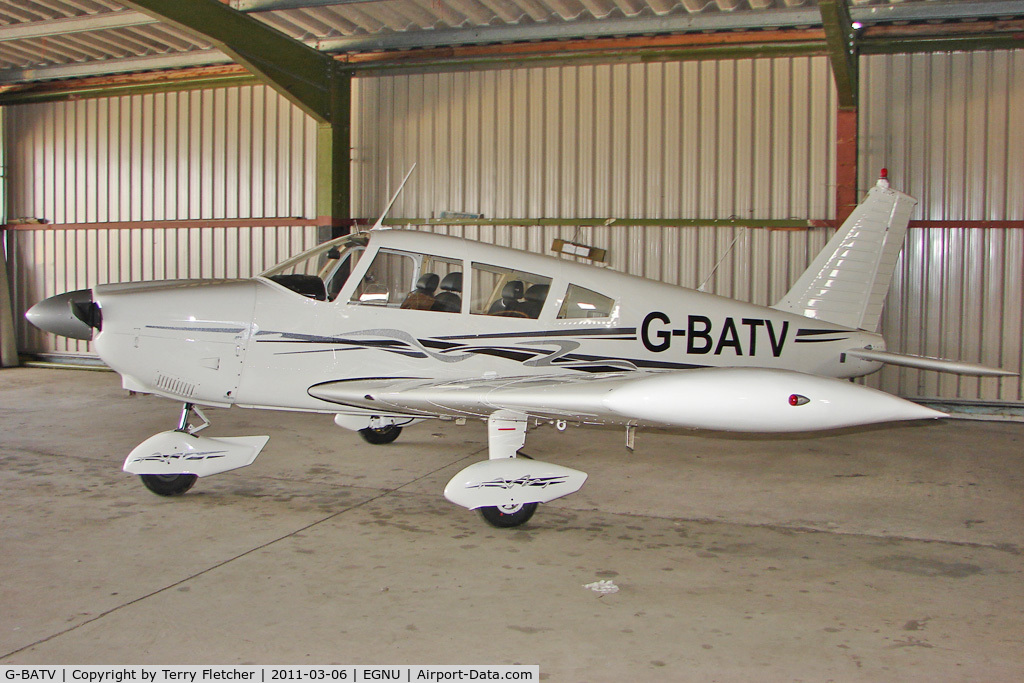 G-BATV, 1971 Piper PA-28-180 Cherokee C/N 28-7105022, 1971 Piper PIPER PA-28-180, c/n: 28-7105022 at Full Sutton