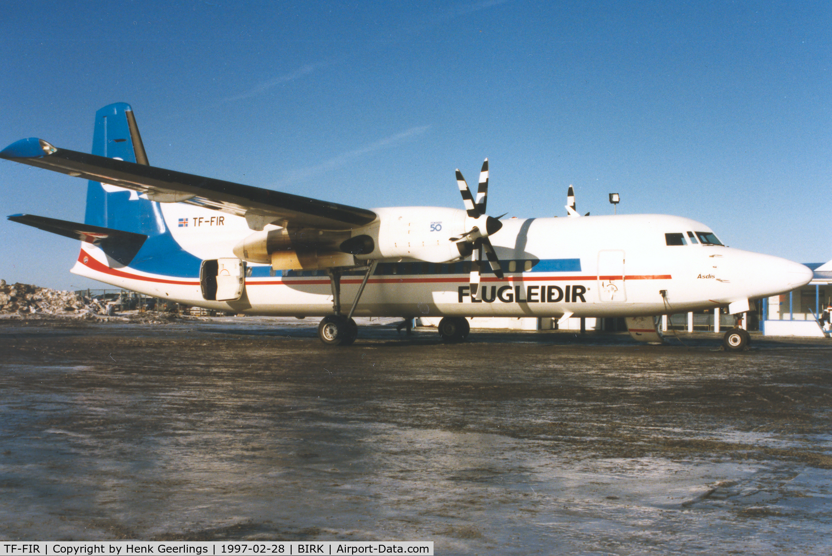 TF-FIR, 1992 Fokker 50 C/N 20243, Flugleidir - Iceland