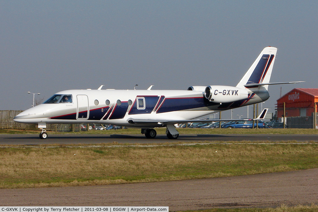 C-GXVK, 2010 Israel Aerospace Industries Gulfstream G150 C/N 283, Smart paint scheme on this Canadian registered 
Israel Aerospace Industriesltd GULFSTREAM G150, c/n: 283