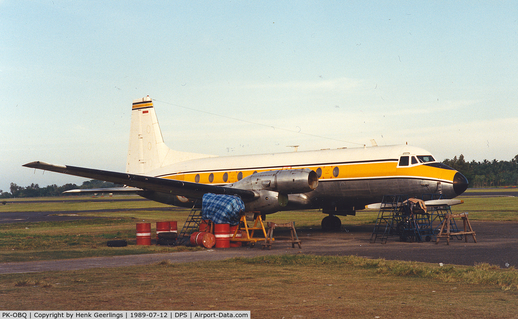 PK-OBQ, 1967 Hawker Siddeley HS.748 Series 2A C/N 1638, Airfast