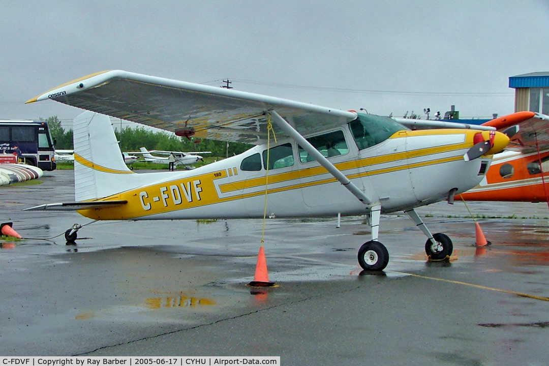 C-FDVF, 1966 Cessna 180H Skywagon C/N 18051702, Cessna 180H Skywagon 180 [180-51702] St. Hubert~C 17/06/2005.