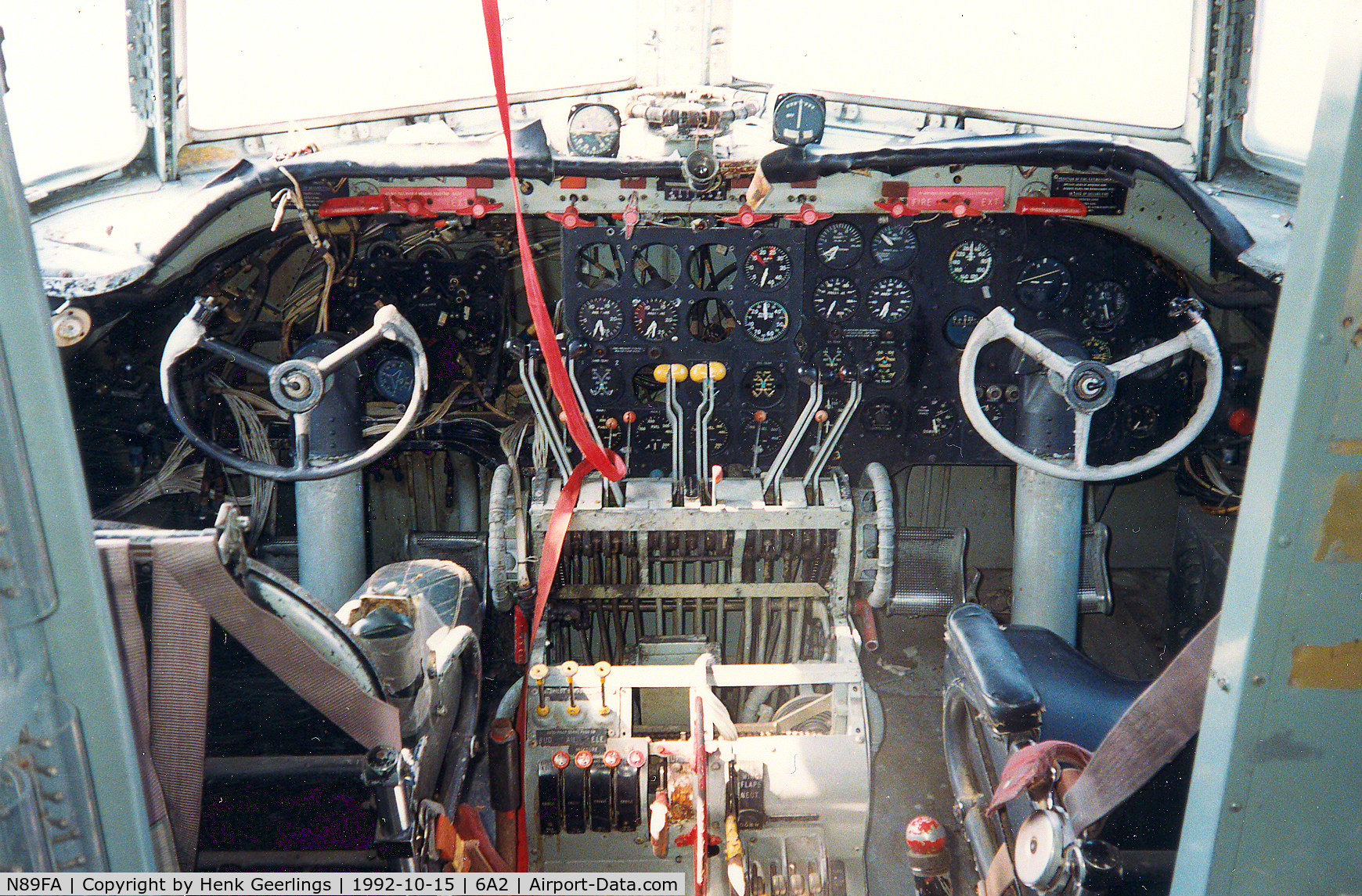 N89FA, 1944 Aviation Traders ATL-98 Carvair (C-54B) C/N 27249, ATL 98 Carvair's cockpit