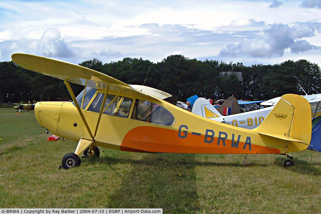 G-BRWA, 1945 Aeronca 7AC Champion C/N 7AC-351, Aeronca 7AC Champion [7AC-351] Kemble~G 10/07/2004.