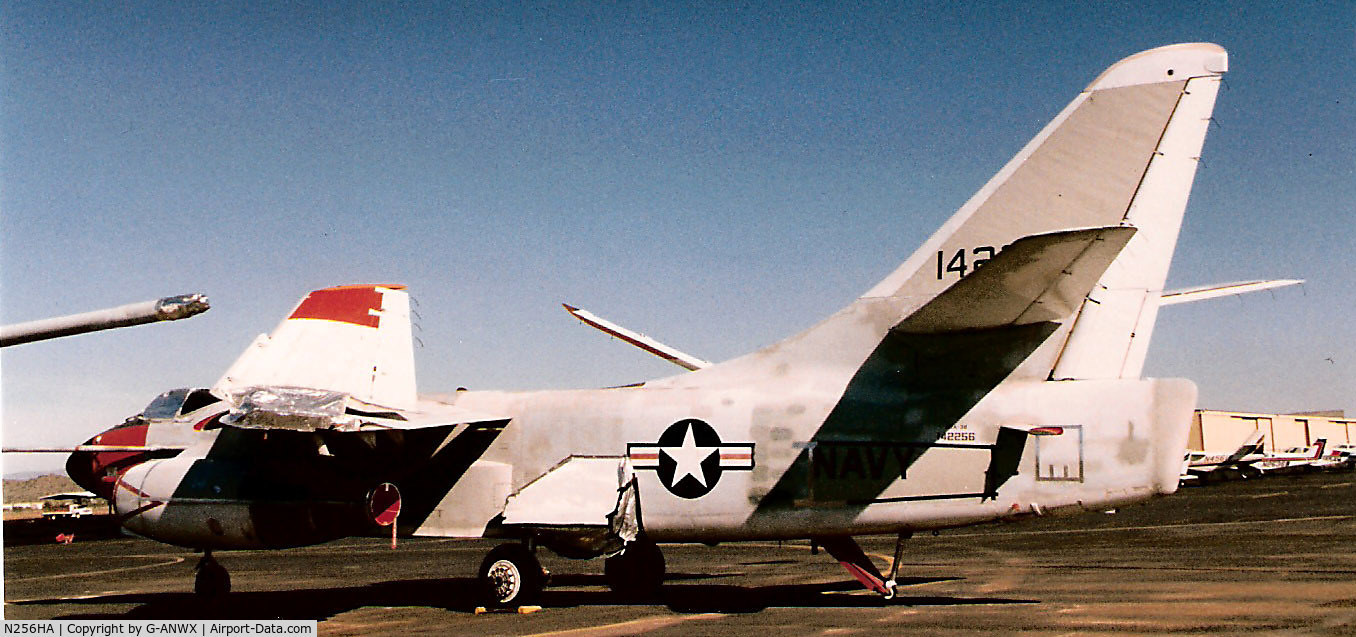 N256HA, Douglas NRA3B Skywarrior C/N 11582, Douglas Skywarrior in the 1980's near Phoenix, AZ