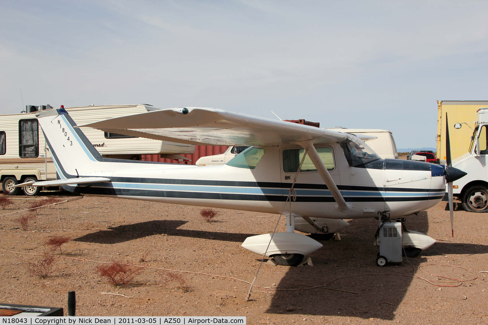 N18043, 1972 Cessna 150L C/N 15073755, AZ50