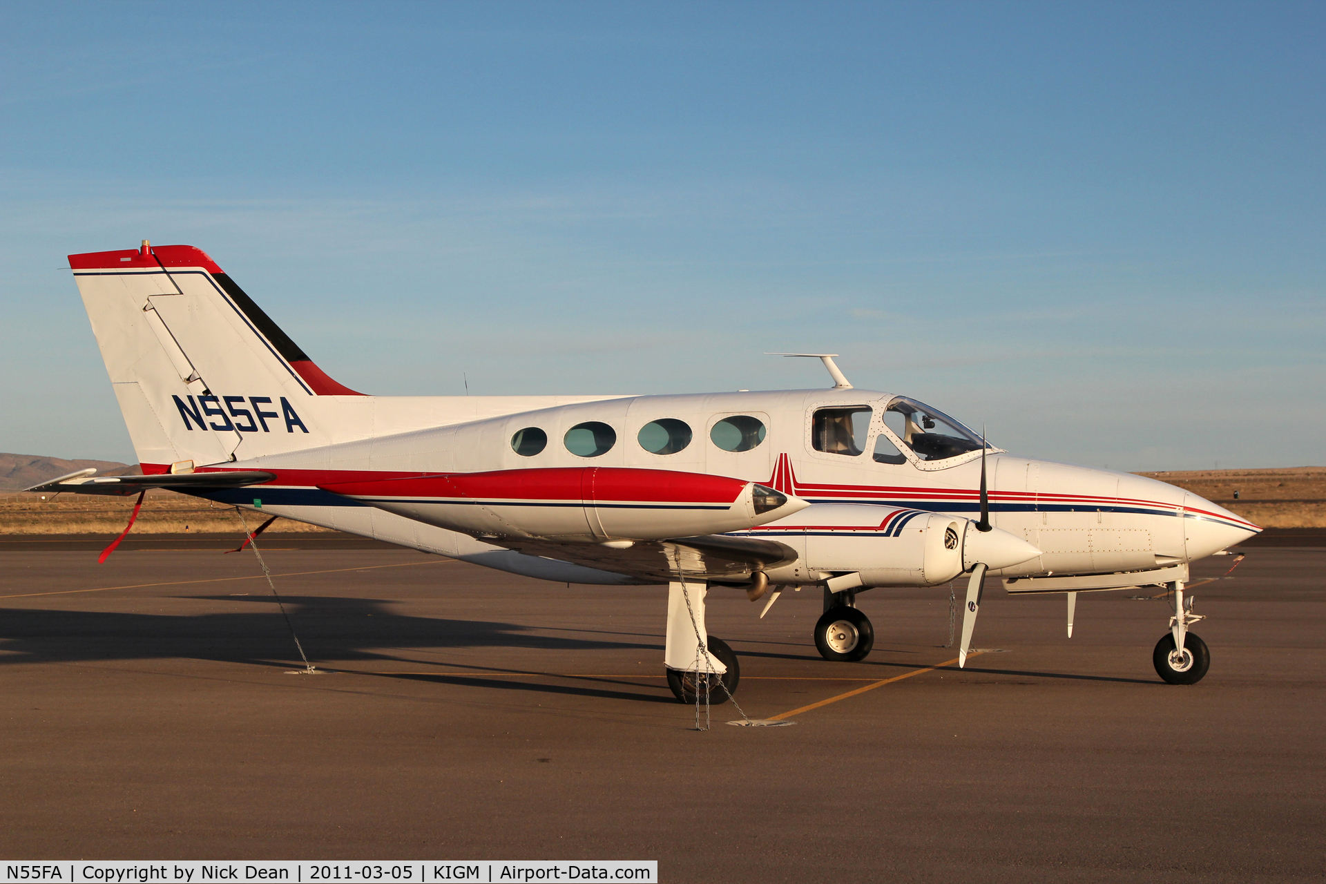 N55FA, 1970 Cessna 414 Chancellor Chancellor C/N 414-0058, KIGM