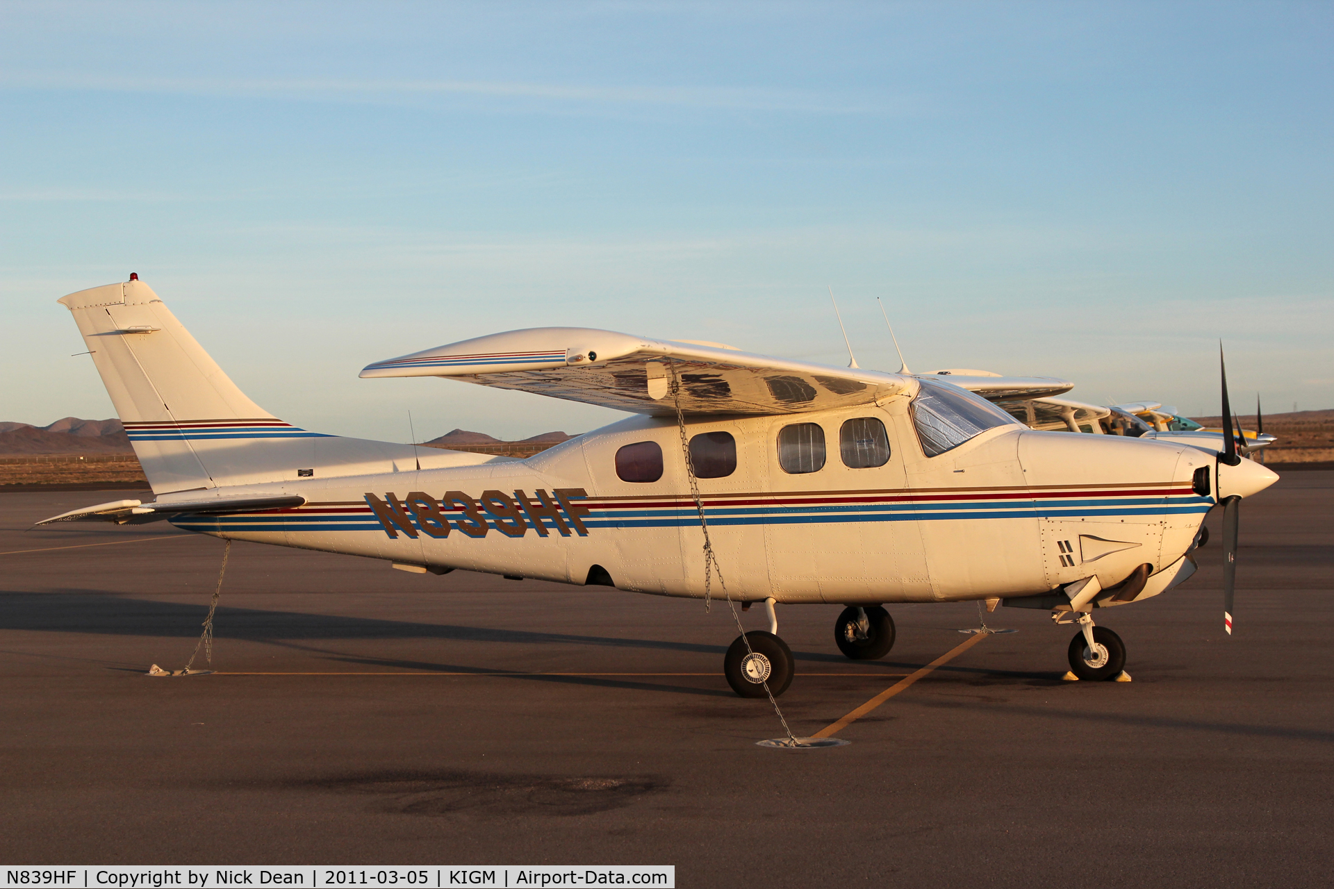 N839HF, 1980 Cessna P210N Pressurised Centurion C/N P21000633, KIGM