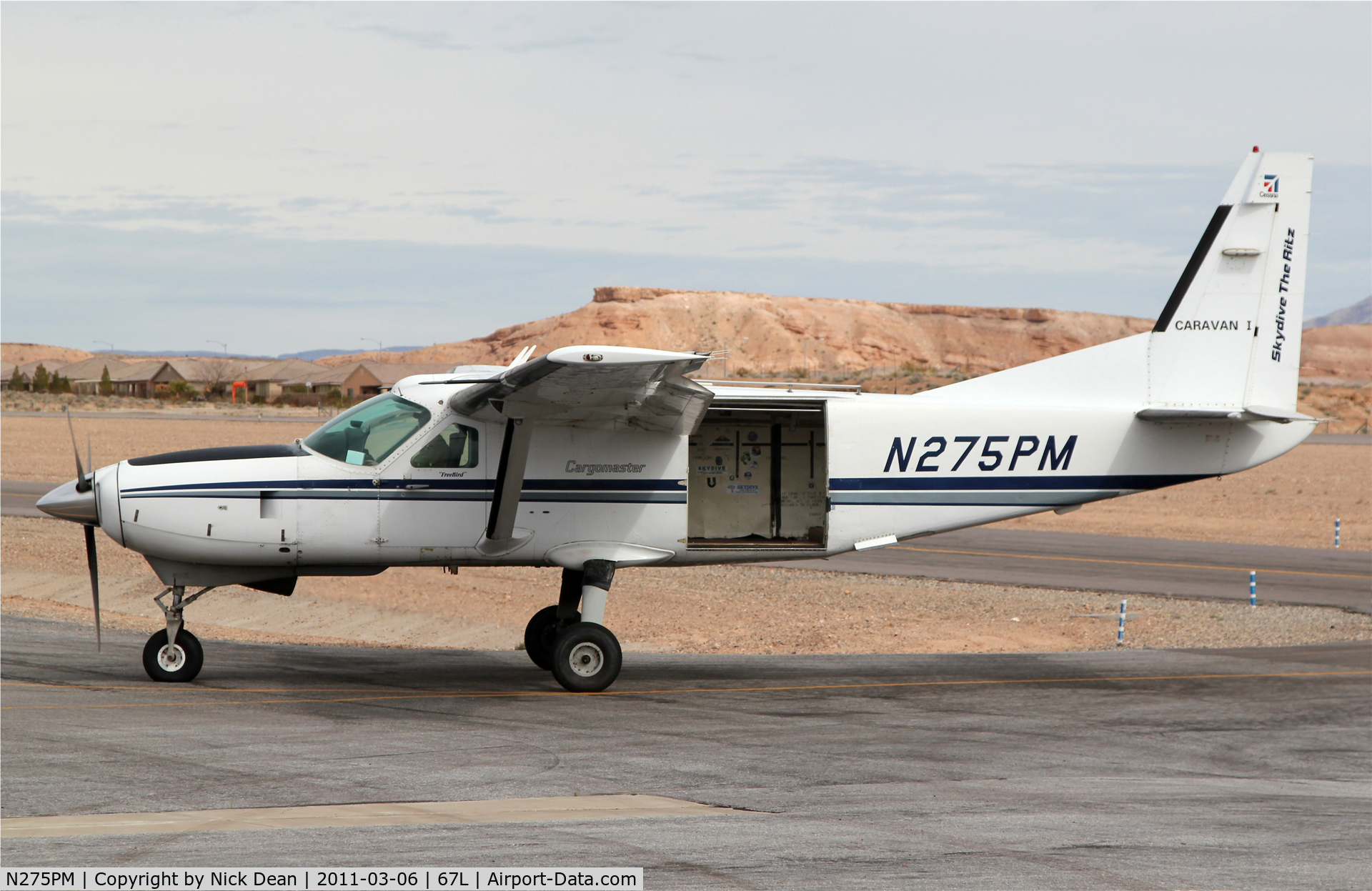 N275PM, 1987 Cessna 208A Cargomaster C/N 208-00119, 67L