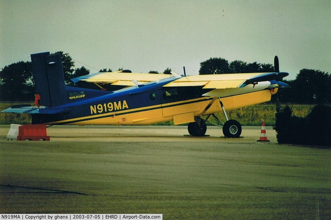 N919MA, Pilatus PC-6/B2-H4 Turbo Porter C/N 919, Used for parajumping
