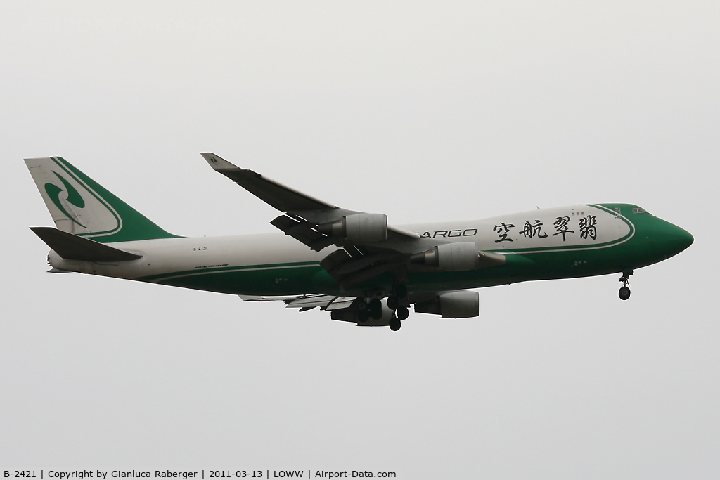 B-2421, 2007 Boeing 747-4EVF/ER/SCD C/N 35169, Jade Cargo @ VIE