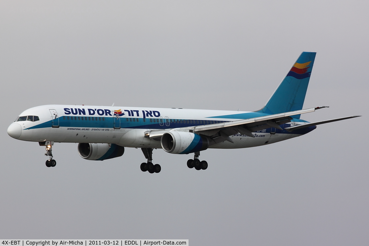 4X-EBT, 1991 Boeing 757-258/ER C/N 25036/356, SUN D'OR