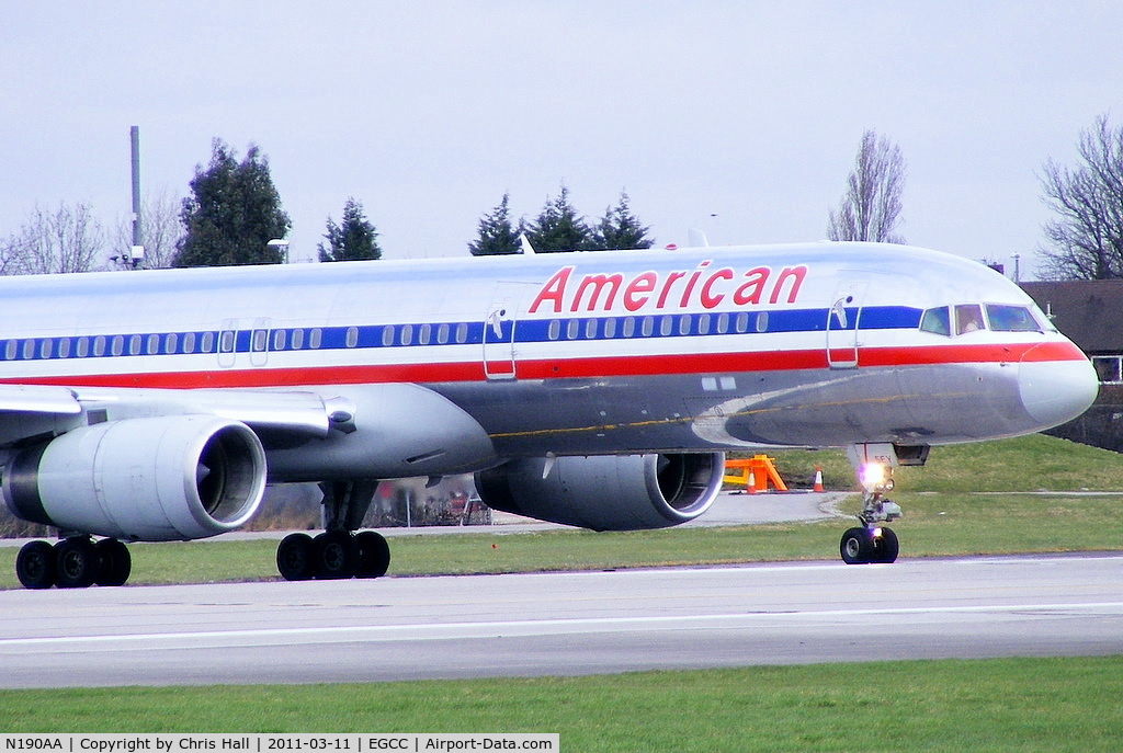 N190AA, 2001 Boeing 757-223 C/N 32384, American Airlines