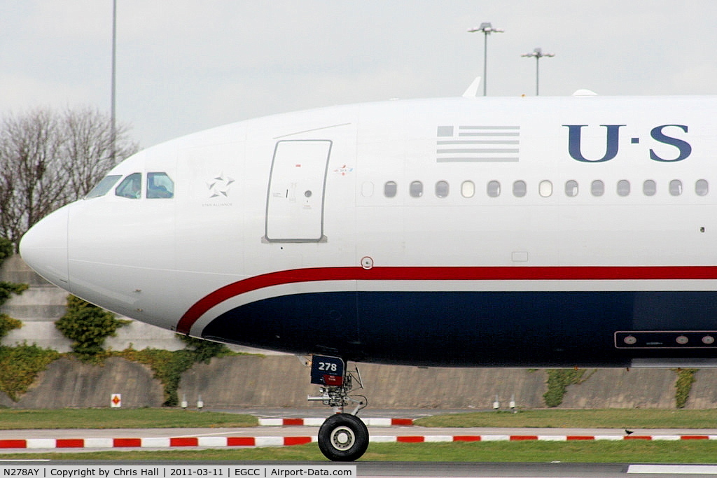 N278AY, 2001 Airbus A330-323 C/N 0388, US Airways