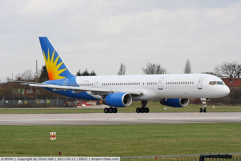 G-BYAH, 1992 Boeing 757-204 C/N 26966, former Thomson B757 was due to become N903NV with Allegiant Air, but will now be leased to Jet2 and re-registered as G-LSAM