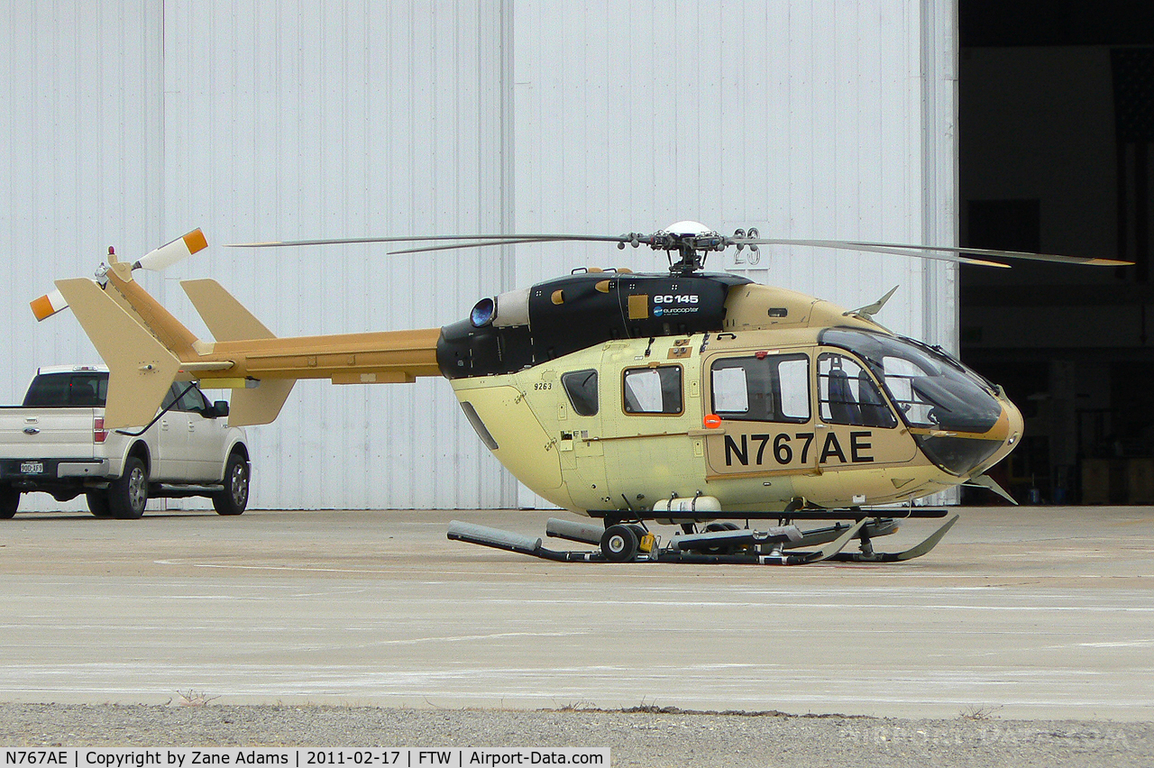 N767AE, Eurocopter-Kawasaki EC-145 (BK-117C-2) C/N 9253, At Meacham Field - Ft. Worth, TX