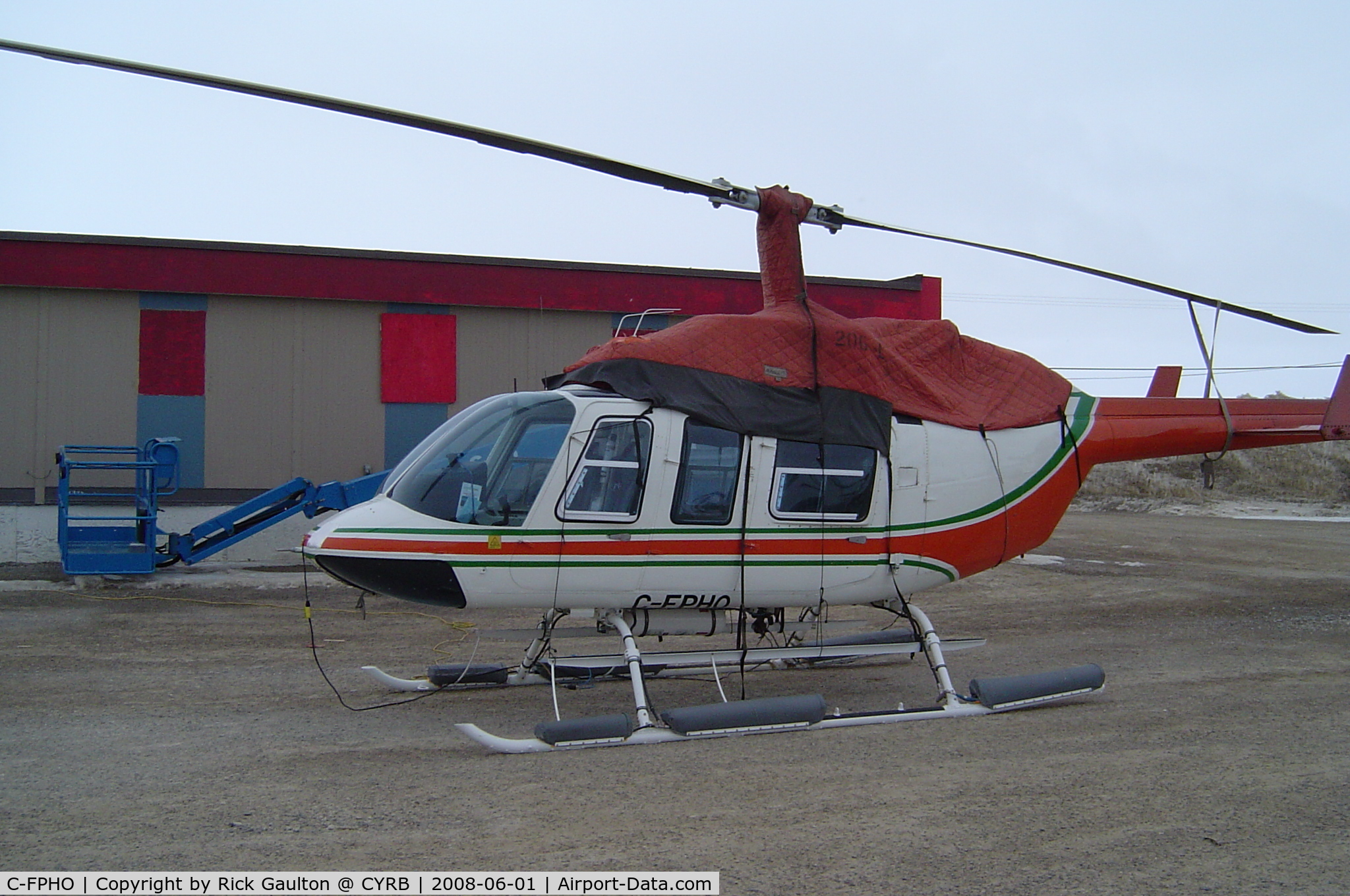 C-FPHO, Bell 206L LongRanger LongRanger C/N 45147, Resolute Bay, Nunavut