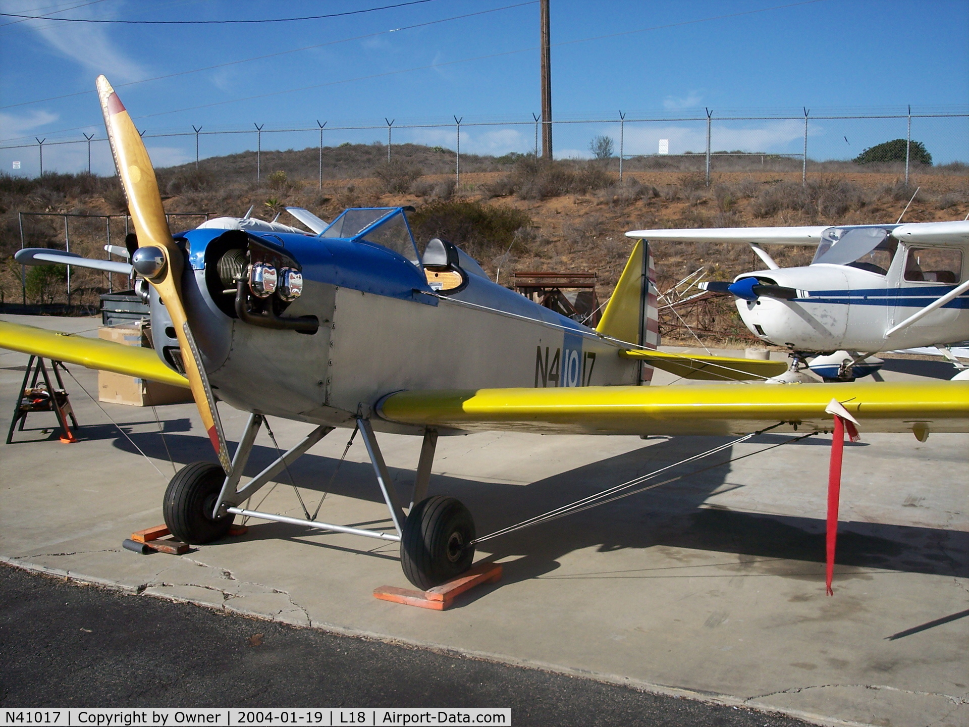 N41017, 1969 Bowers Fly Baby 1A C/N 67-13, Picture taken at Fallbrook, CA
