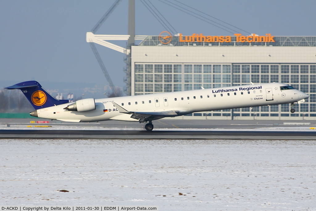 D-ACKD, 2006 Bombardier CRJ-900LR (CL-600-2D24) C/N 15080, CLH [CL] Lufthansa CityLine
