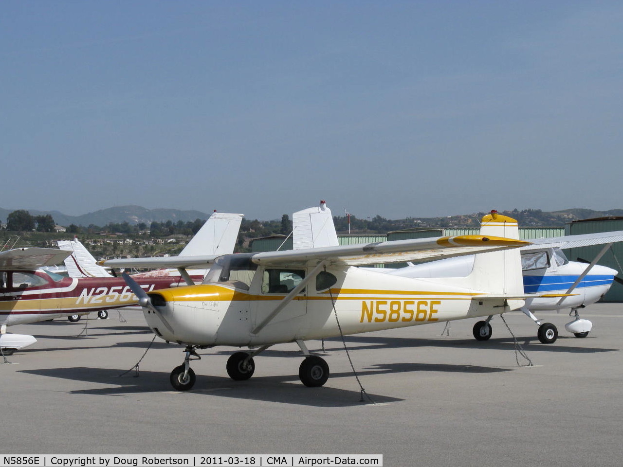 N5856E, 1959 Cessna 150 C/N 17356, 1959 Cessna 150, Continental O-200 100 Hp