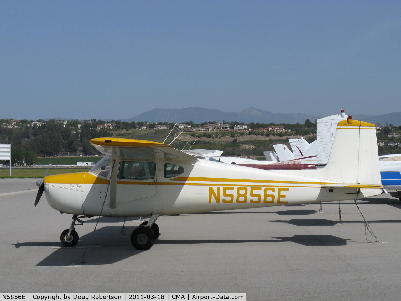 N5856E, 1959 Cessna 150 C/N 17356, 1959 Cessna 150, Continental O-200 100 Hp
