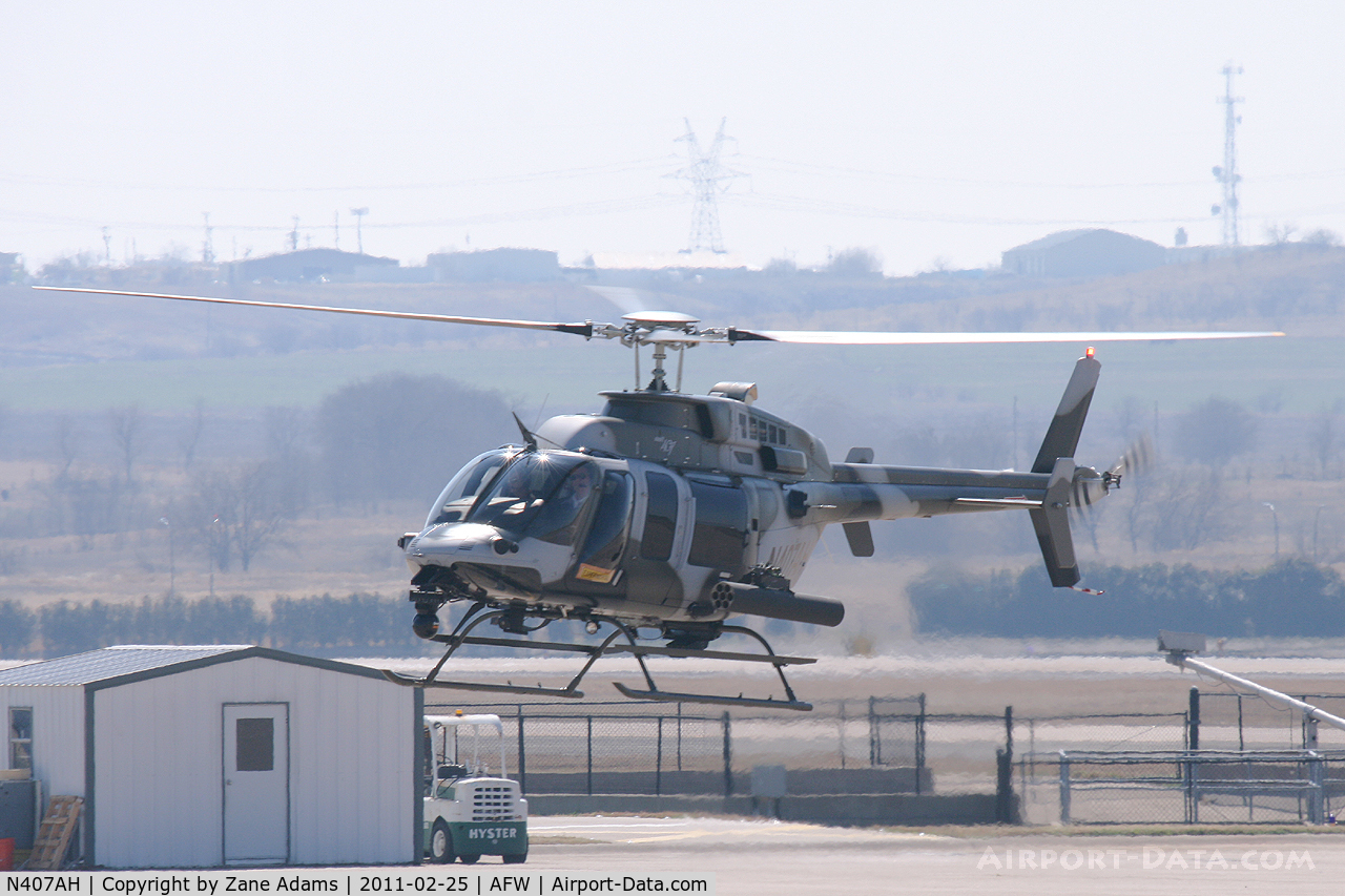 N407AH, 2010 Bell 407 C/N 53989, At Alliance Airport - Fort Worth, TX