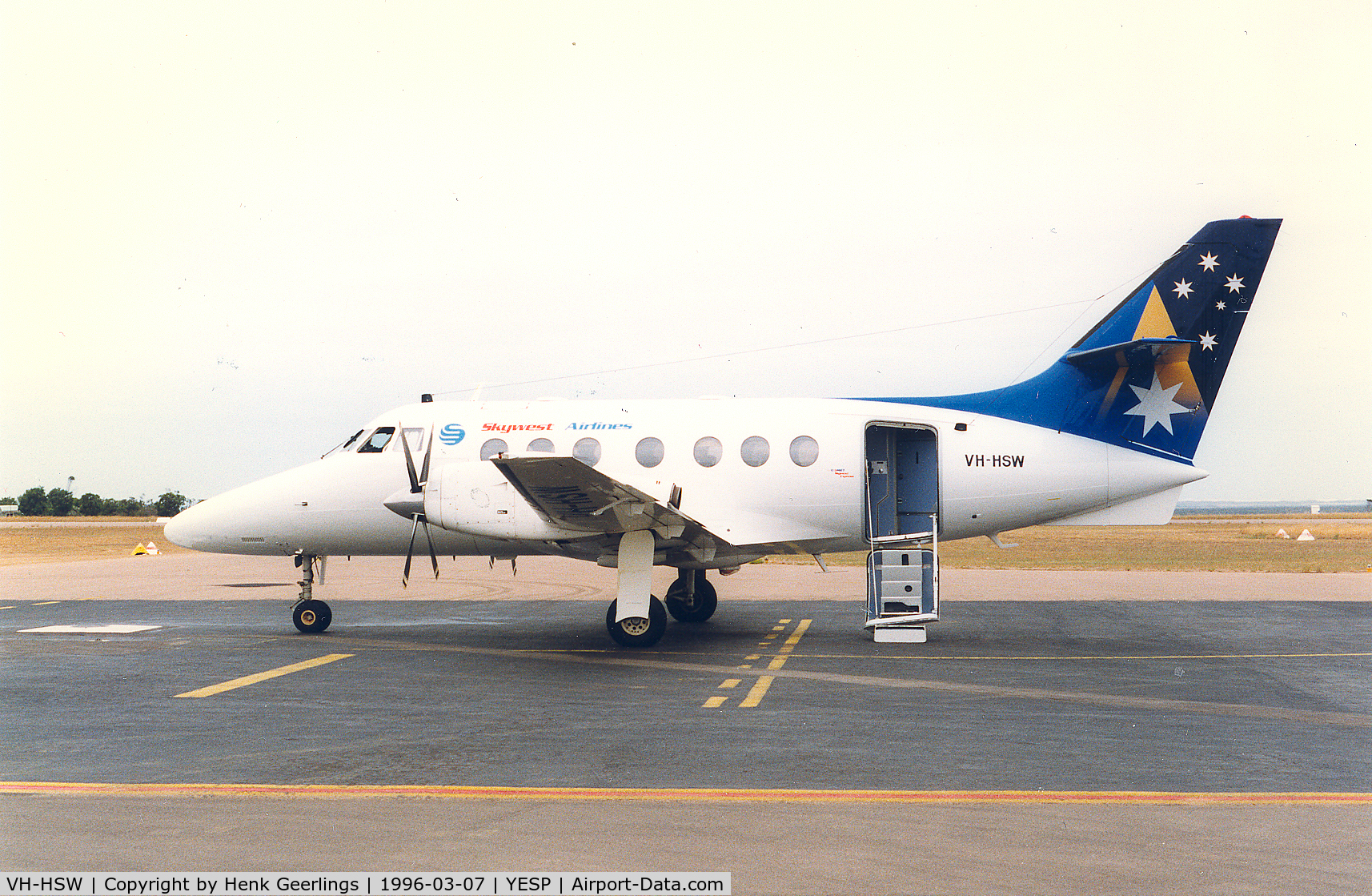 VH-HSW, 1974 British Aerospace BAe-3102 Jetstream 31 C/N 622, Skywest Airlines