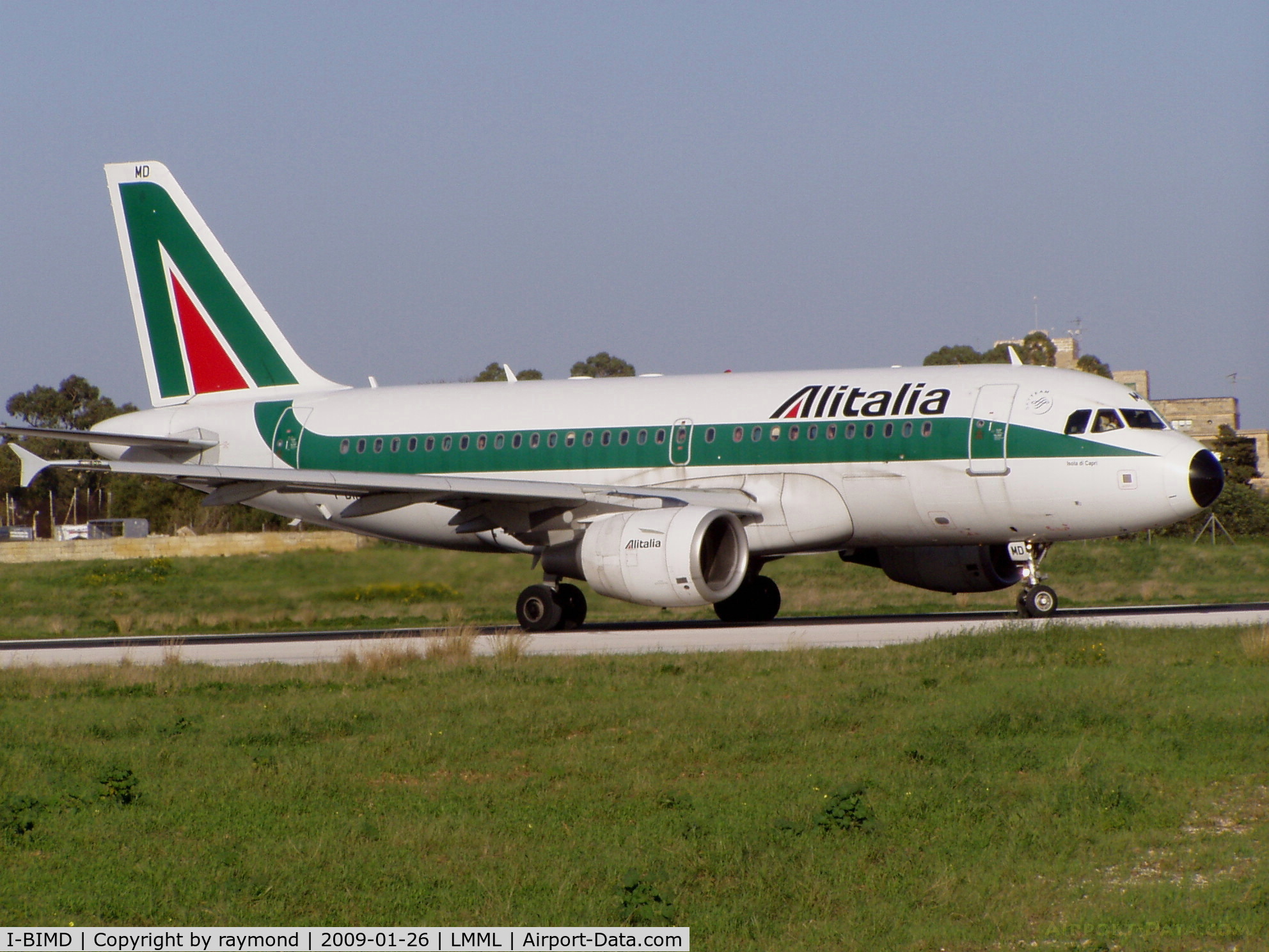 I-BIMD, 2003 Airbus A319-112 C/N 2074, A319 I-BIMD Alitalia lining up for departure