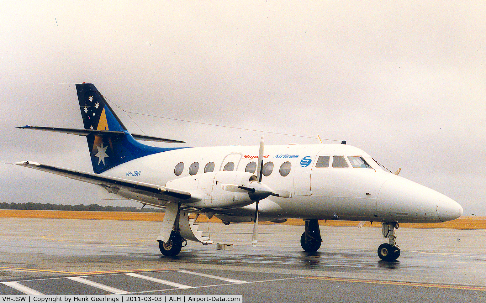 VH-JSW, 1983 British Aerospace BAe-3102 Jetstream 31 C/N 620, Skywest Airlines