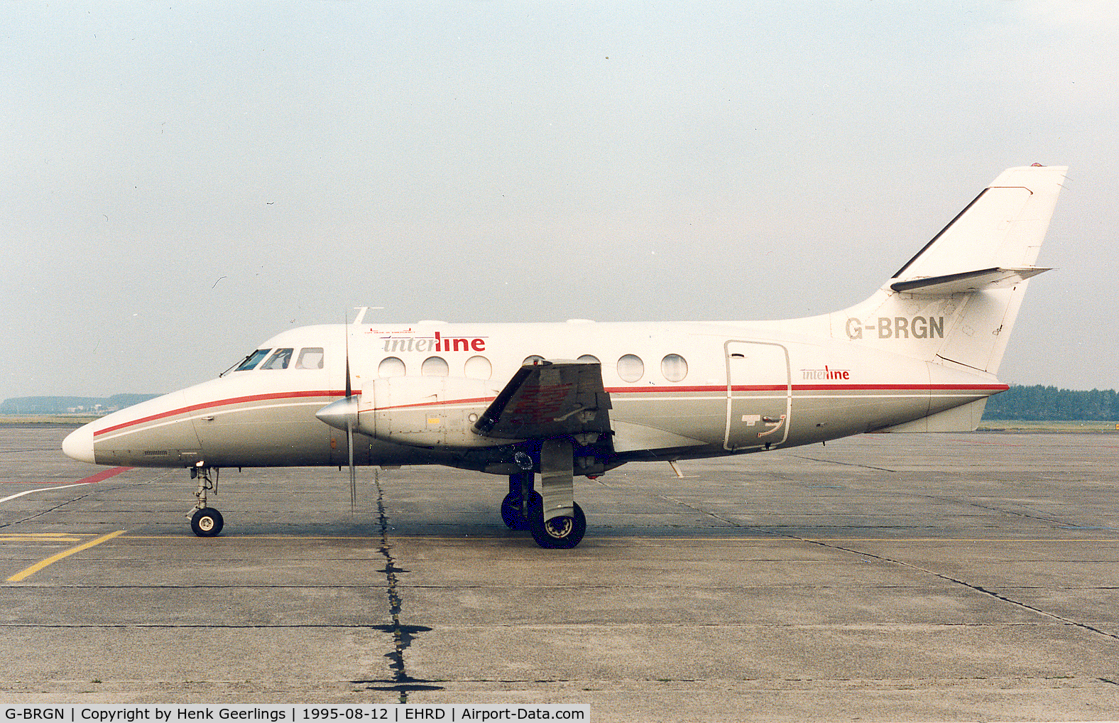 G-BRGN, 1984 British Aerospace BAe-3102 Jetstream 31 C/N 637, Interline Aviation