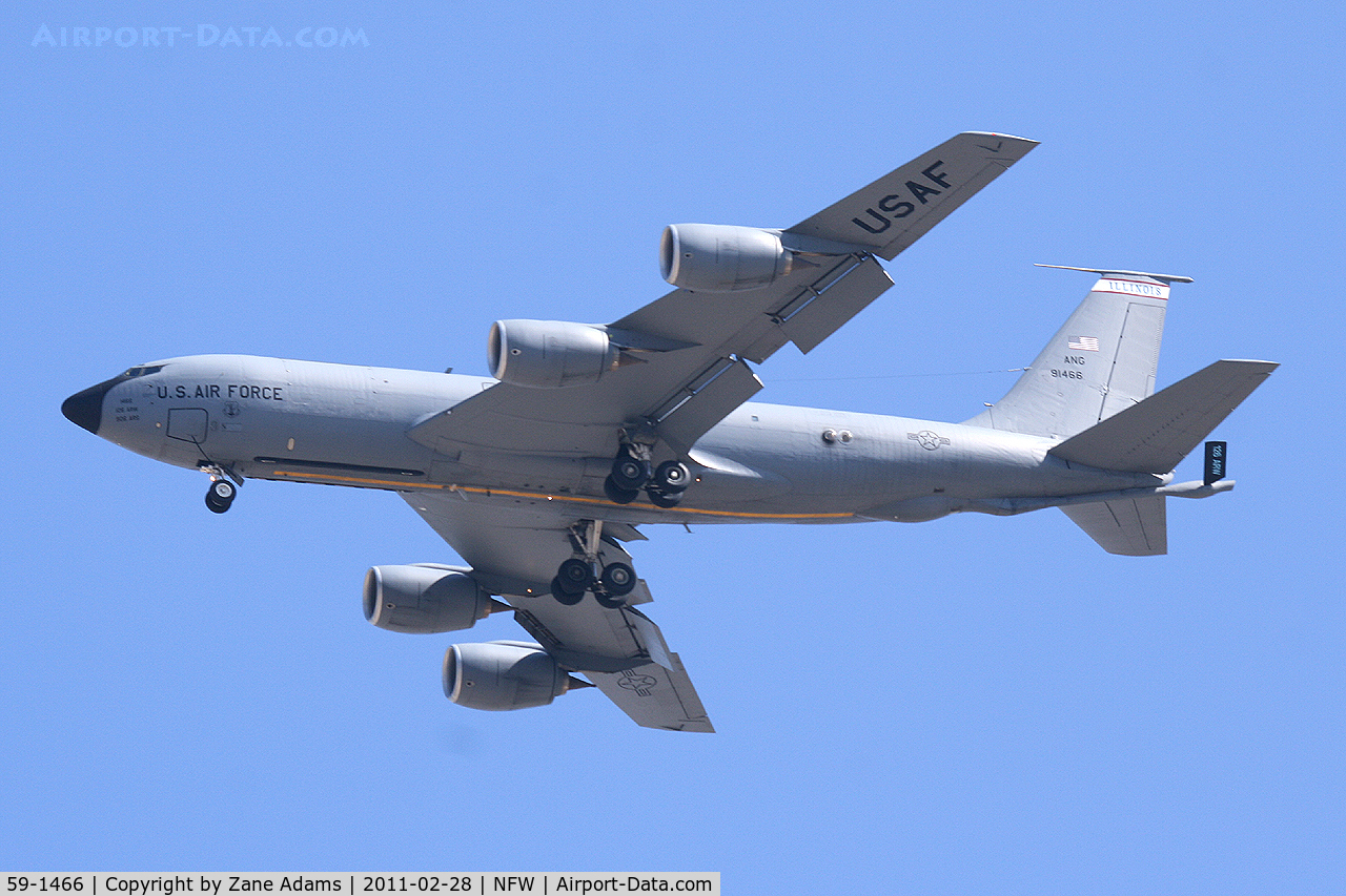 59-1466, 1959 Boeing KC-135R Stratotanker C/N 17954, At NASJRB Fort Worth (Carswell)