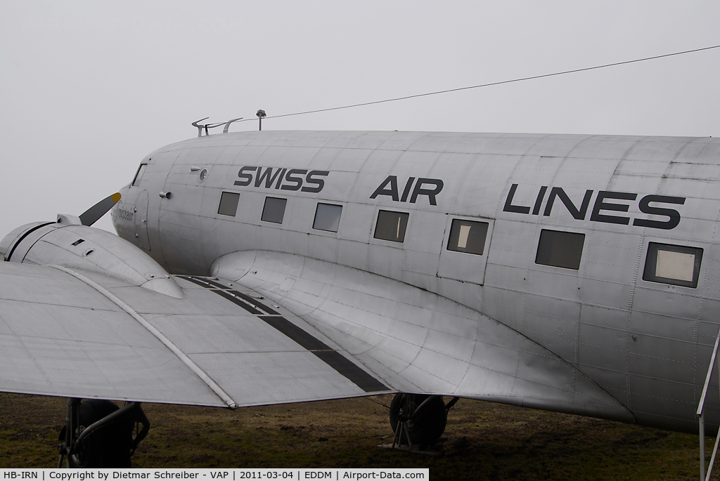 HB-IRN, 1941 Douglas C-53-DO C/N 4828, Swissair DC3