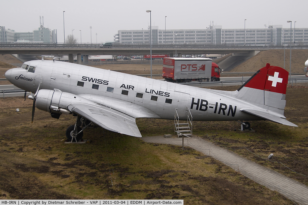 HB-IRN, 1941 Douglas C-53-DO C/N 4828, Swissair DC3